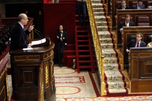 Francisco Jorquera durante a súa intervención este mércores no Congreso