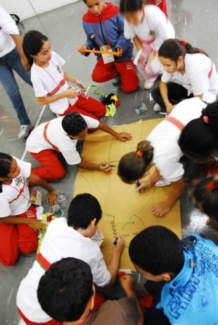 Crianzas participantes na actividade de Osasco