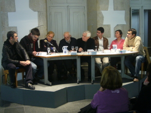 Presentación dos seis primeiros títulos, onte en Compostela