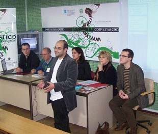 Rubén Cela, director xeral de Xuventude, durante a presentación do encontro