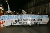 Marcha en Vigo, o pasado venres