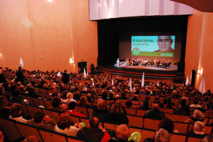 Imaxes da presentación da candidatura de Xoán Gato, hai unhas semanas