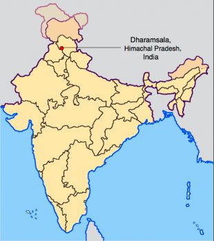 A situación de Daramsala, o exilio de 150 mil tibetanos, ao norte da India