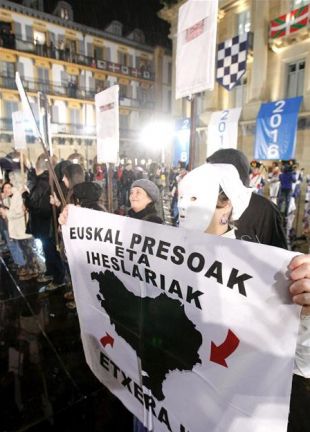 Manifestación a prol do traslado dos presos a Euskal Herria