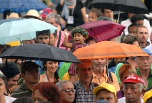 Na Asemblea das Assembleas para presentación das suxestións de cada grupo de traballo / Imaxe: AgBr